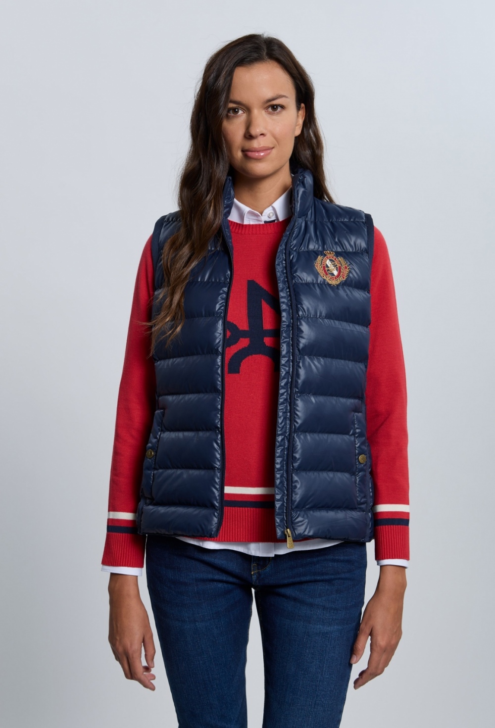 gilet - CHALECO M ACOLCHADO ESCUDO I25M-6454-AZM
