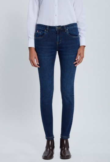 Pantalón jeans denim azul medio