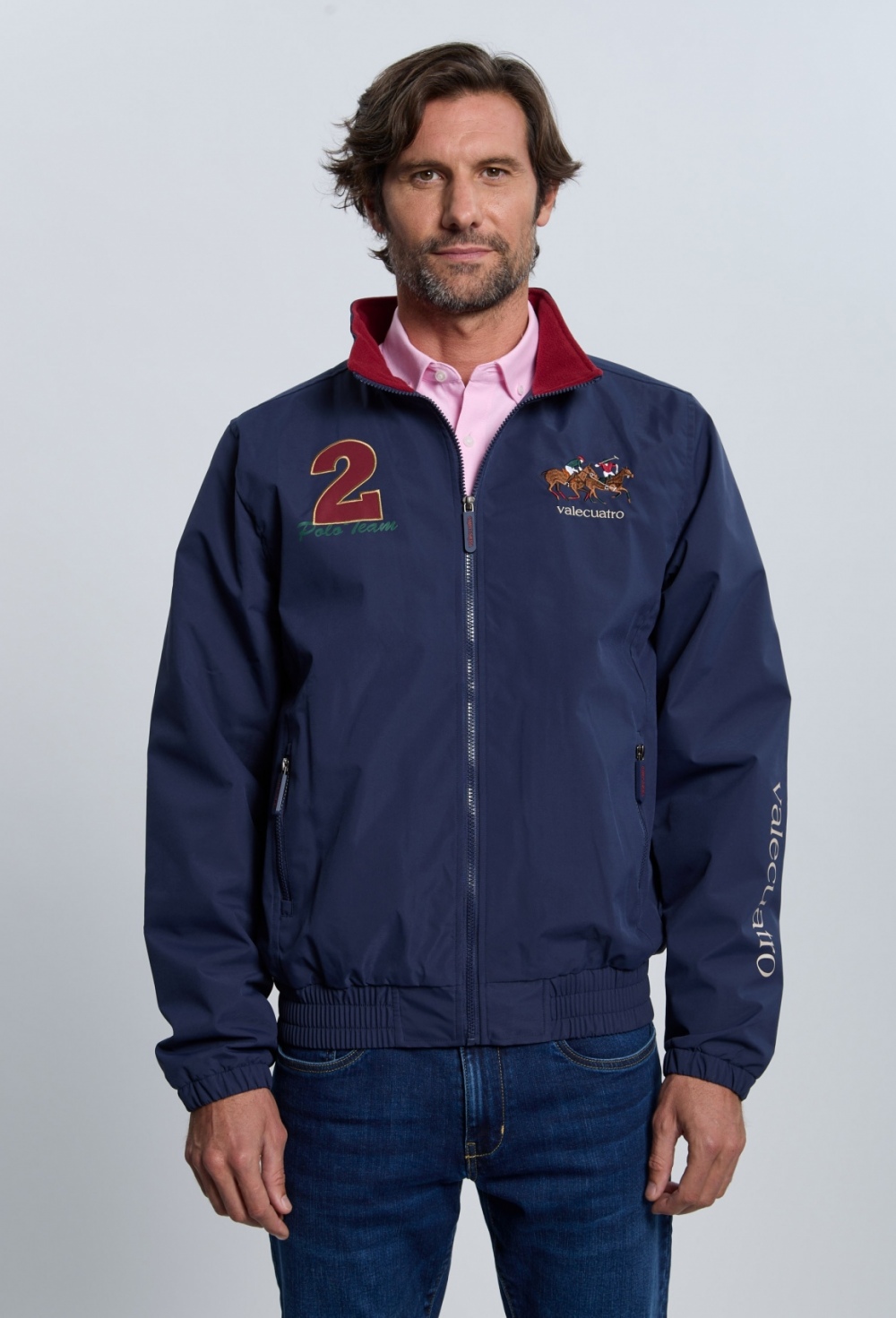 cazadoras - Cazadora caballos azul marino I25H-6445-AZM