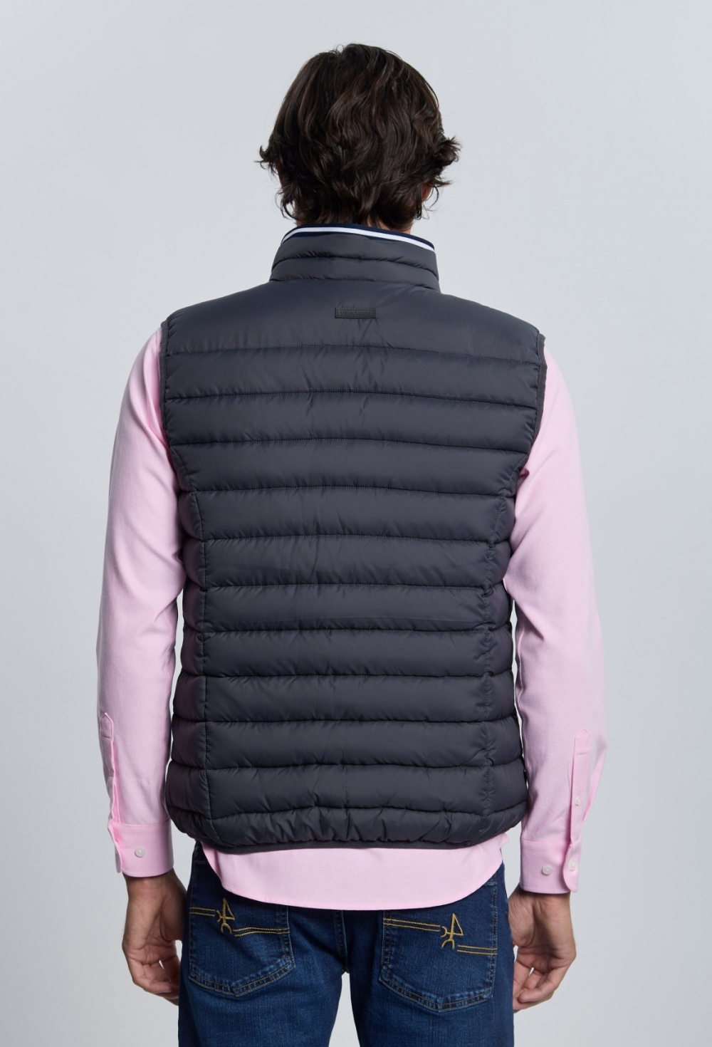 Valecuatro - Chaleco acolchado clásico gris