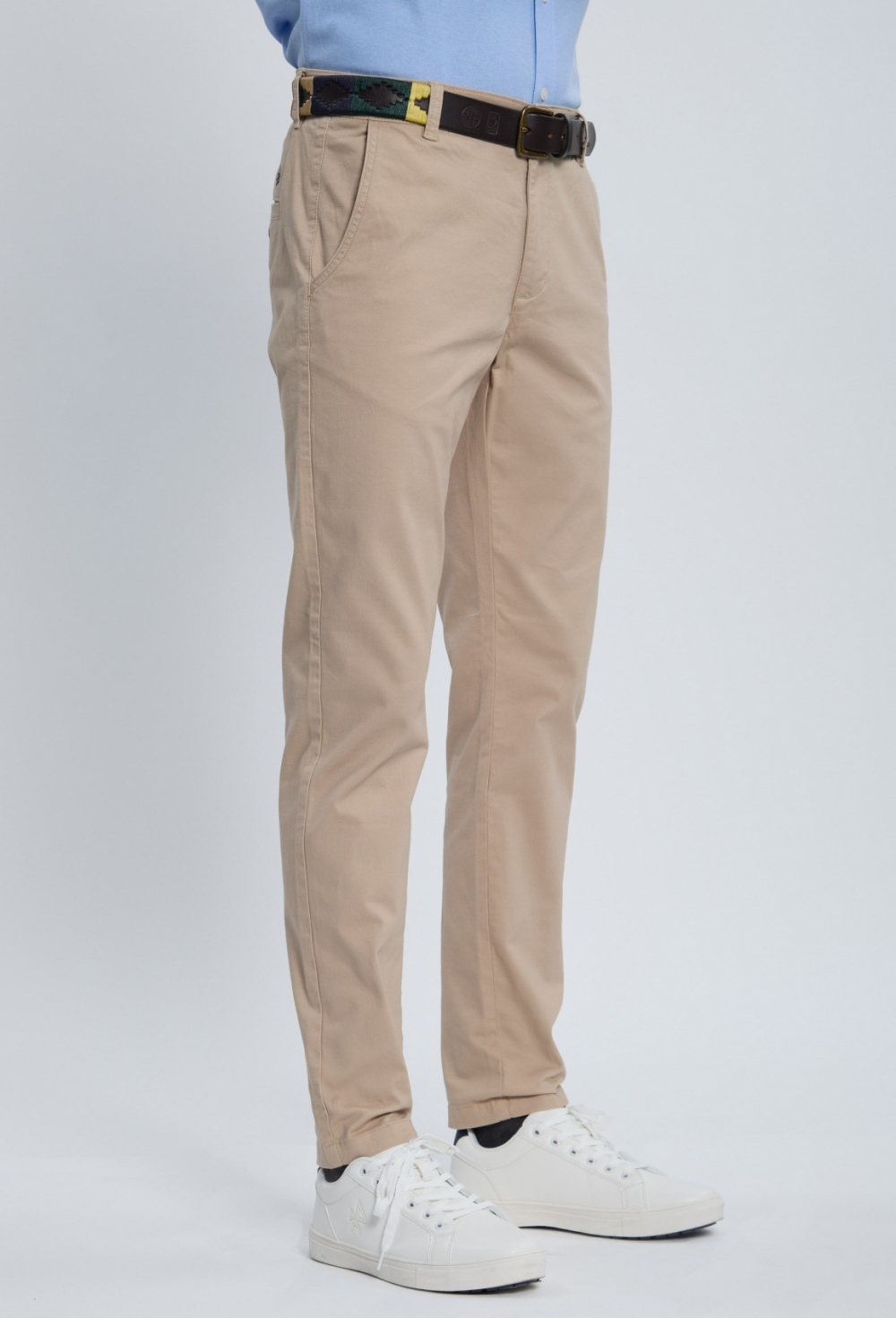 Pantalón chino clásico beige - Valecuatro