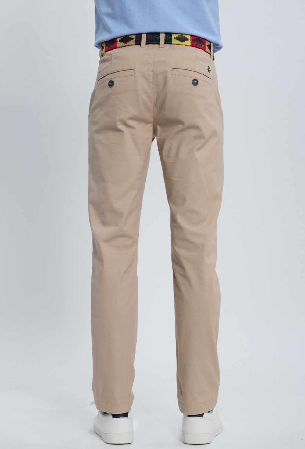 Valecuatro - Pantalón chino clásico beige