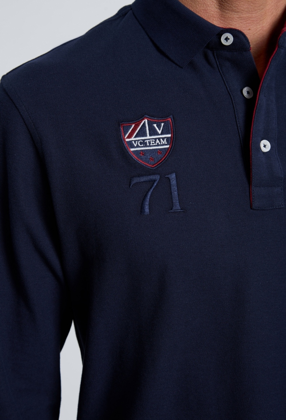 polos - Polo modelo escudo azul marino