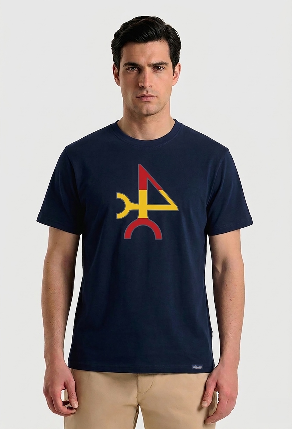 camisetas - Camiseta logo Valecuatro España azul marino P26H-6571-AZM