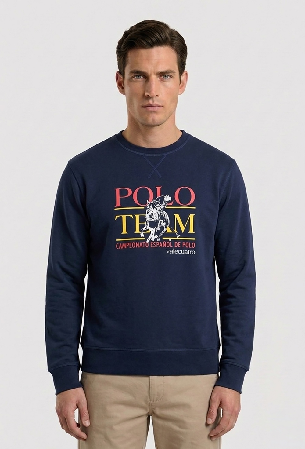 sudaderas - Sudadera España Polo azul marino P26H-6574-AZM