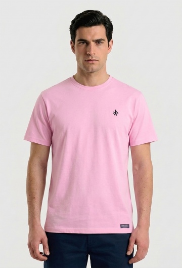 Camiseta logo Valecuatro rosa