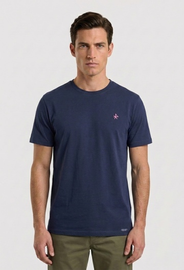 Camiseta logo Valecuatro azul marino