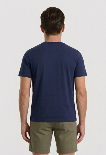 Camiseta logo Valecuatro azul marino