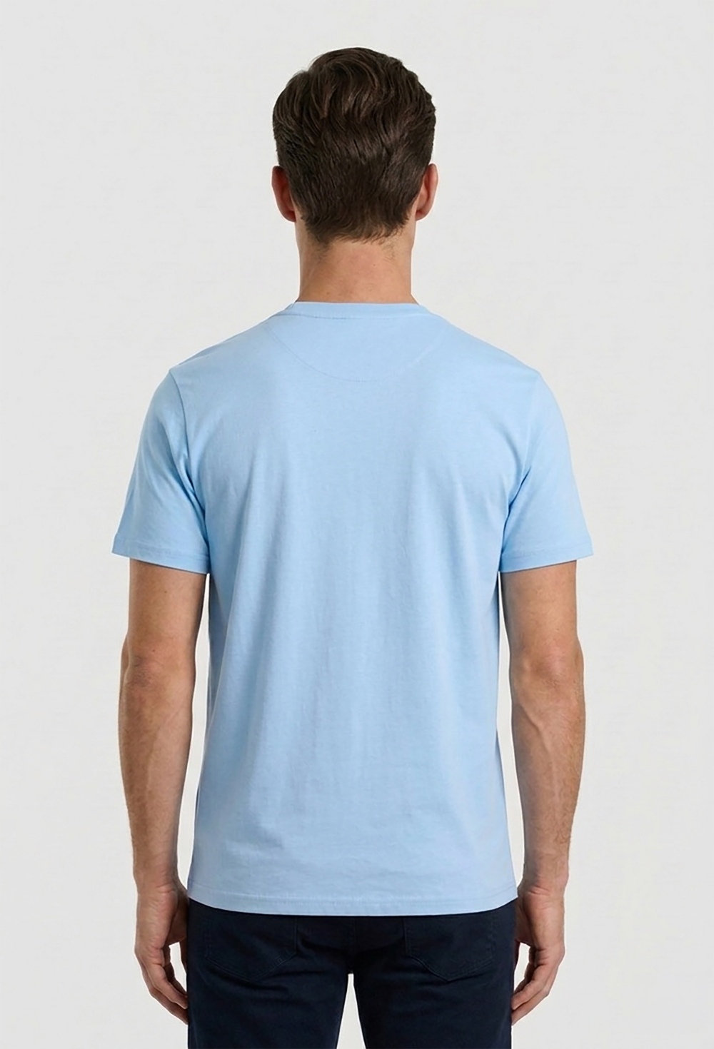 Camiseta básica logo Valecuatro celeste - 32.9