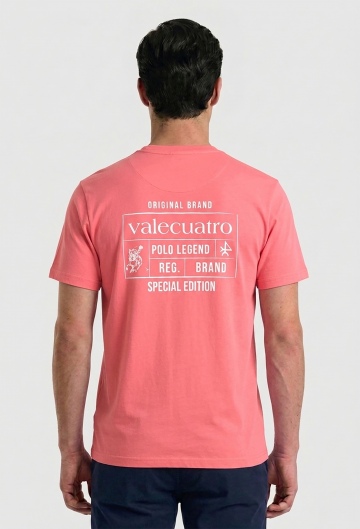 Camiseta Polo Legend coral