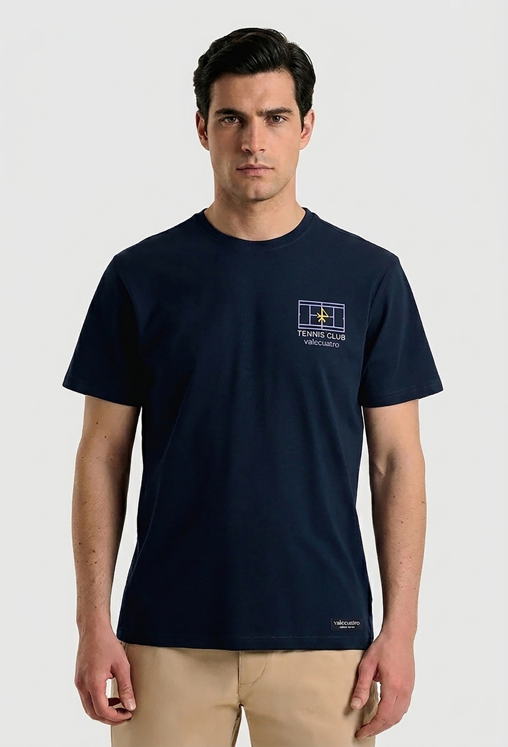 camisetas - Camiseta Tennis Club azul marino P26H-6562-AZM
