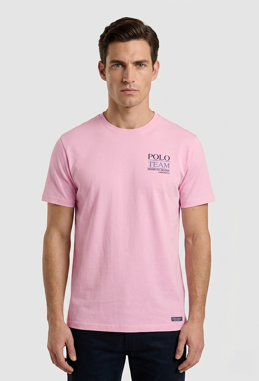camisetas - Camiseta Polo rosa P26H-6570-RS