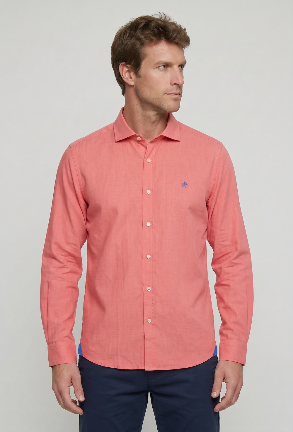 shirts - CAMISA H LINO P26H-6505-COR