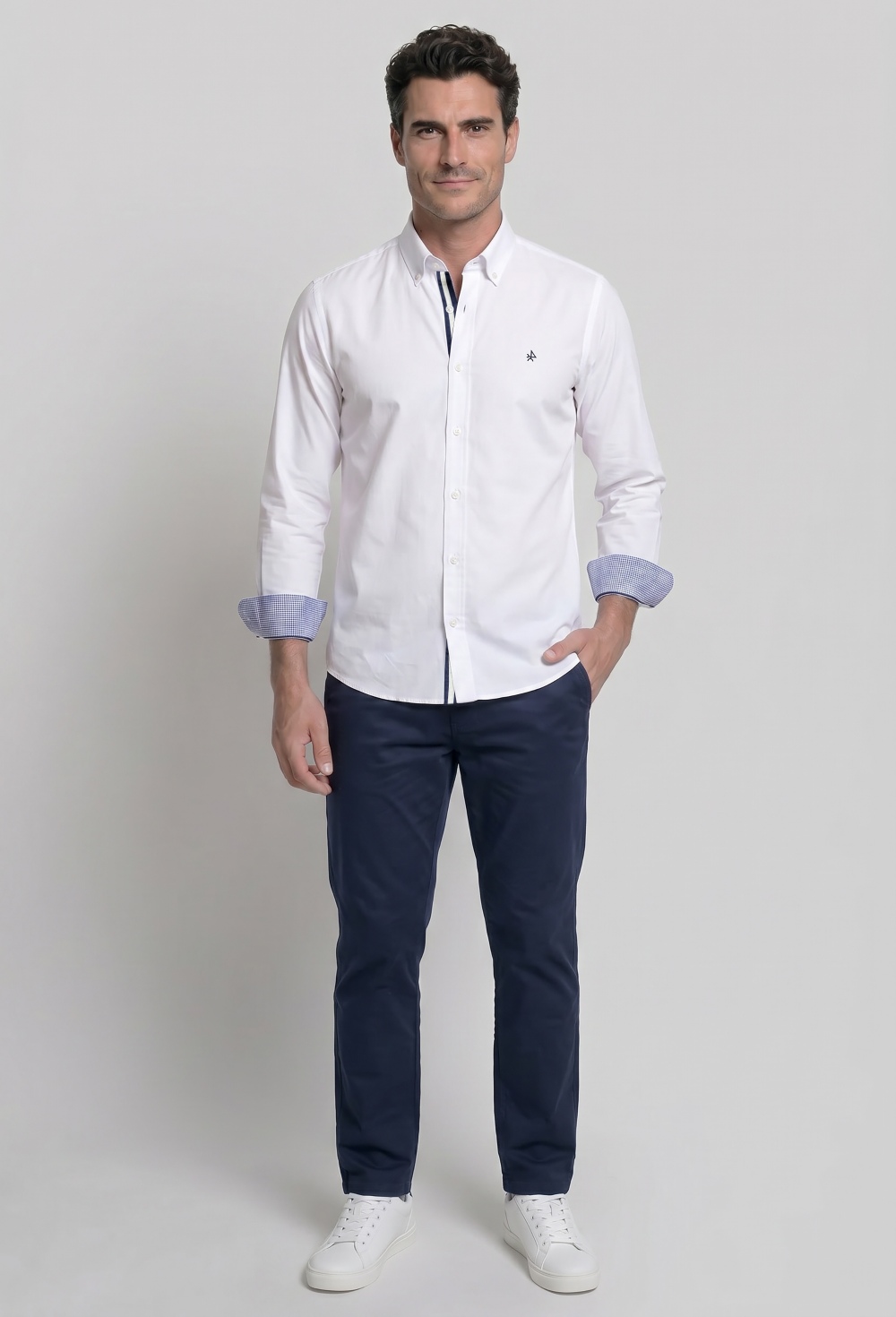 Valecuatro - Camisas clásica Valecuatro blanca