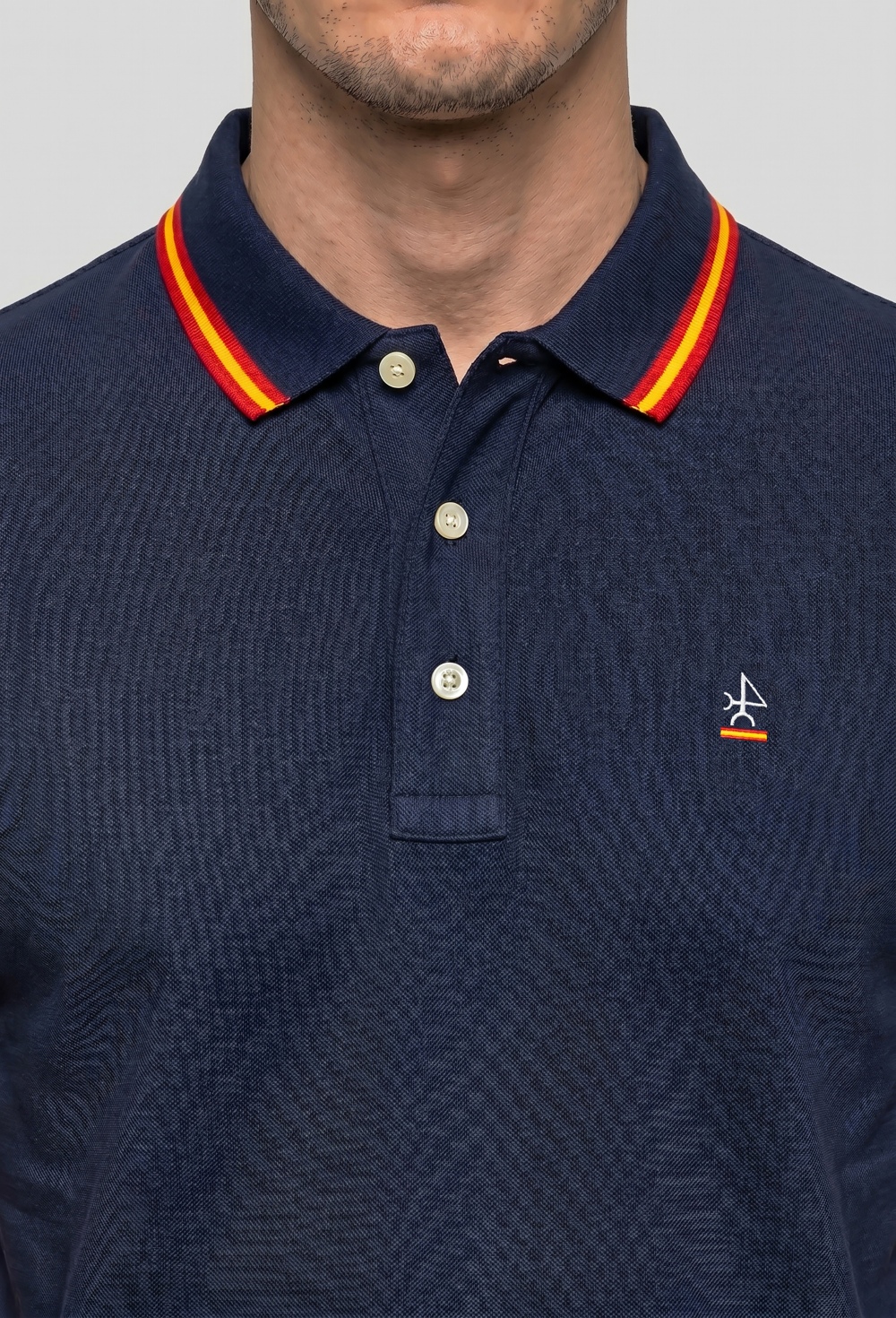 Polo logo clásico España azul marino - 49.9