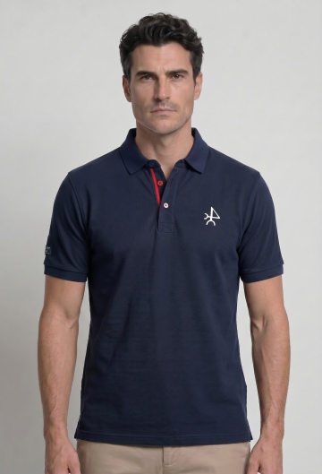 Polo clásico Valecuatro azul marino