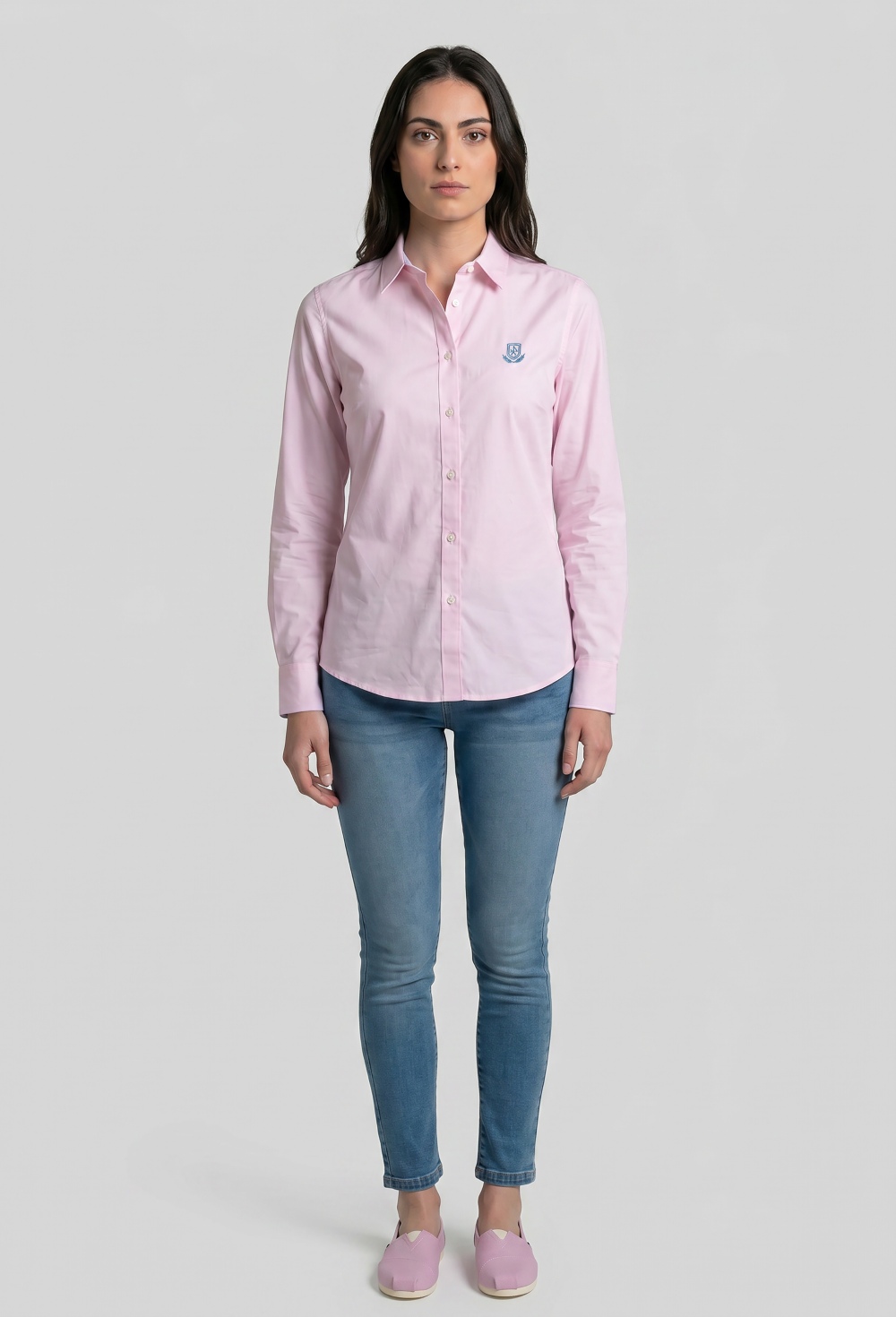 Camisa clásica logo Valecuatro rosa - Valecuatro