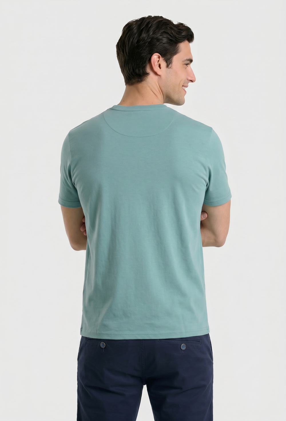 Valecuatro - Camiseta básica logo Valecuatro verde