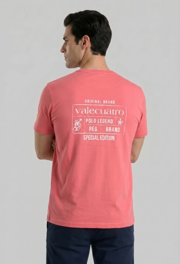 Camiseta Polo Legend coral