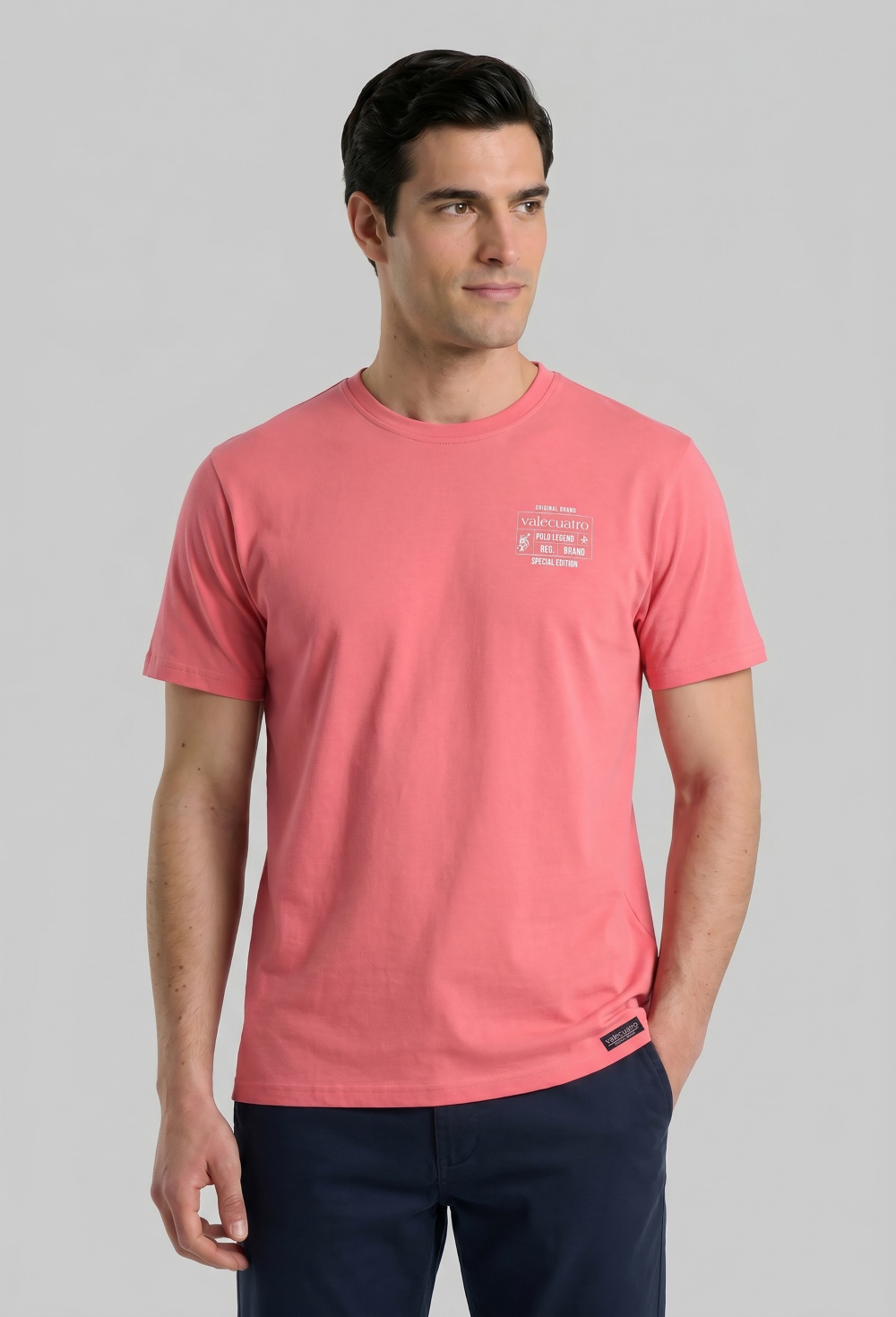 camisetas - Camiseta Polo Legend coral P26H-6555-COR