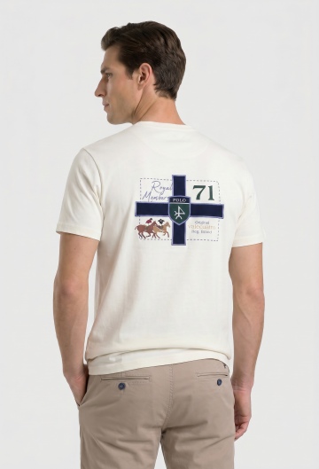 Camiseta Player blanco roto