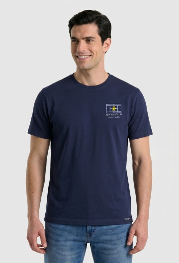Camiseta Tennis Club azul marino