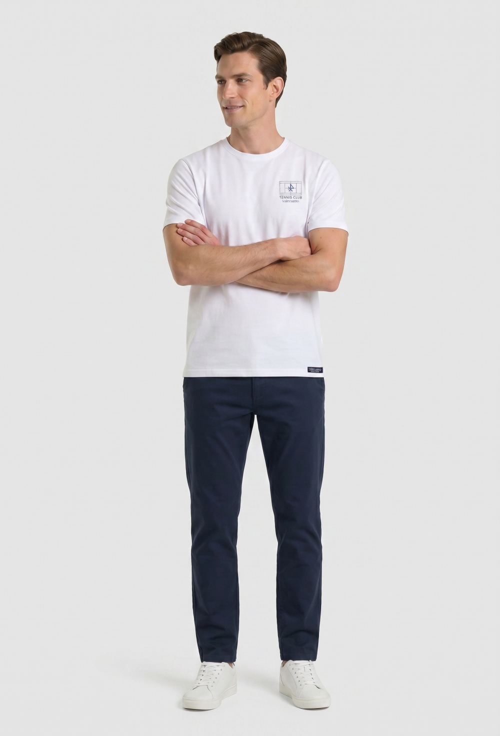 Valecuatro - Camiseta Tennis Club blanca