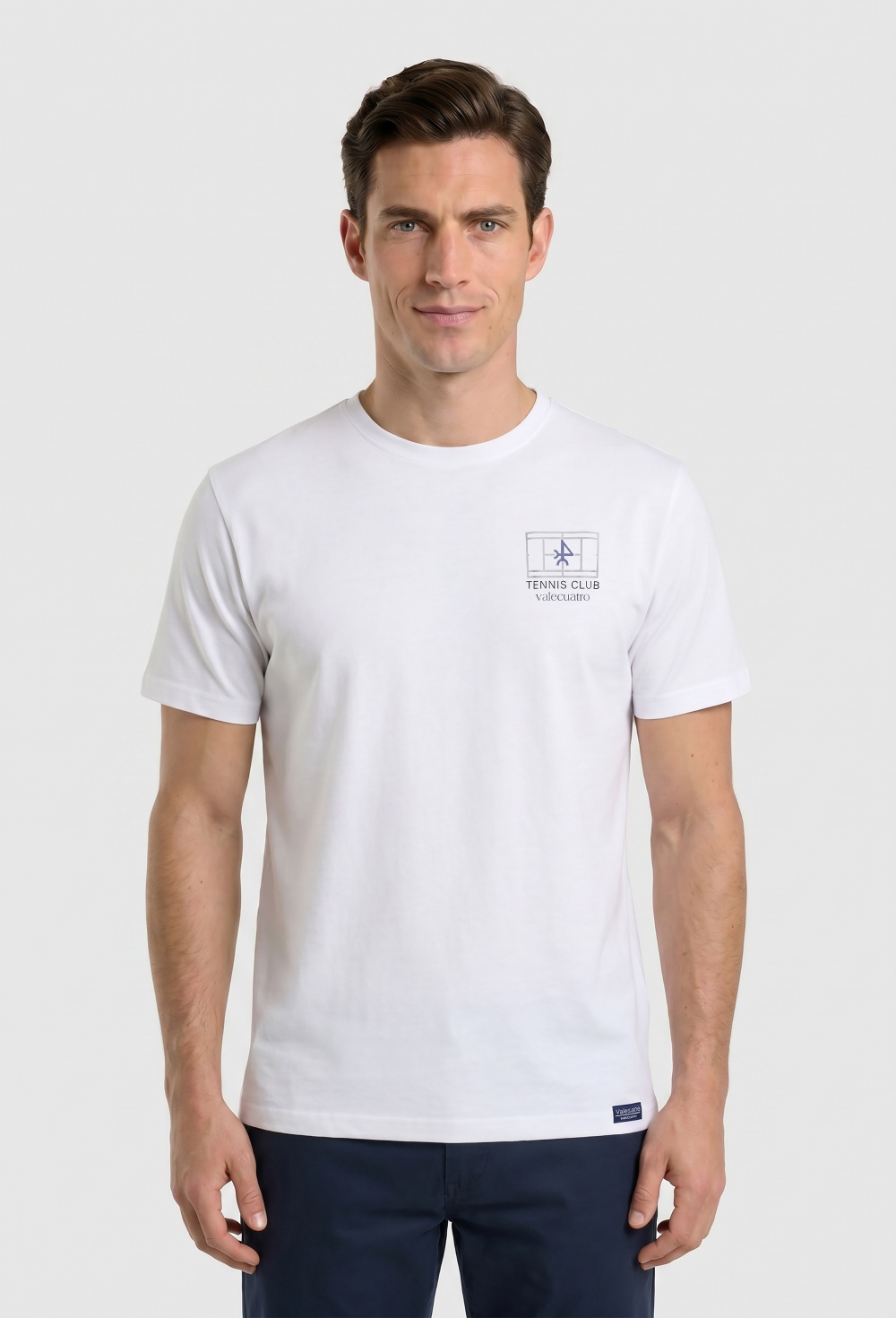 camisetas - Camiseta Tennis Club blanca P26H-6563-BL