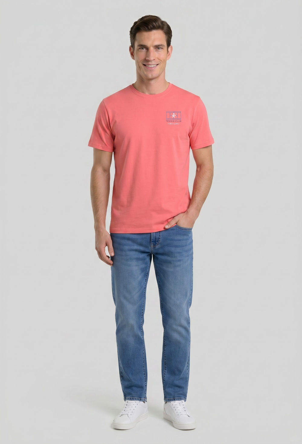 Valecuatro - Camiseta Tennis Club coral