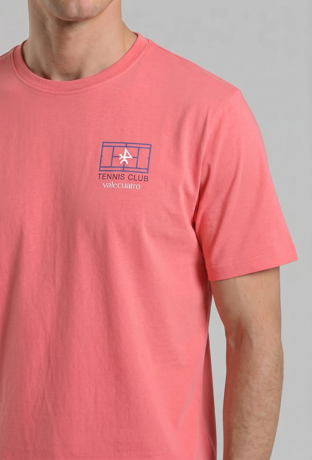 Camiseta Tennis Club coral - Valecuatro
