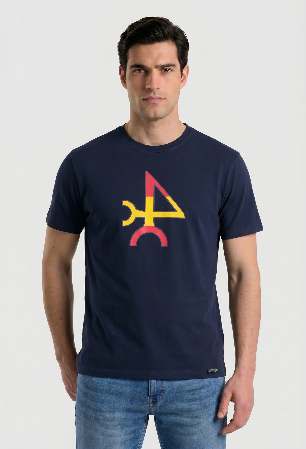 camisetas - Camiseta logo Valecuatro España azul marino P26H-6571-AZM