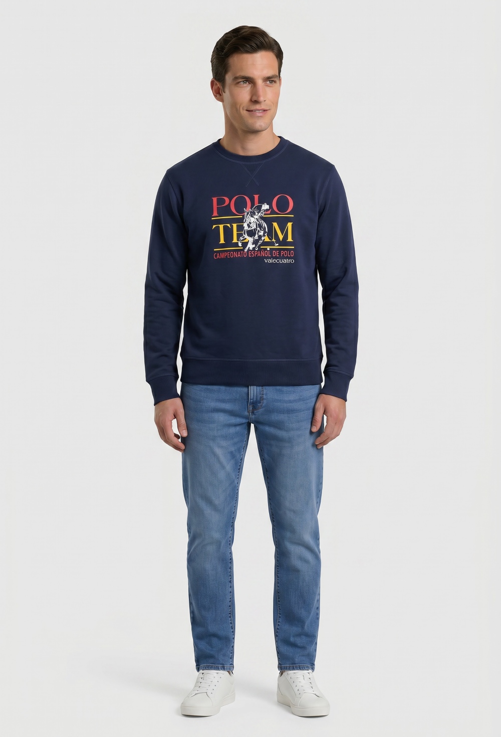 Sudadera España Polo azul marino - Valecuatro
