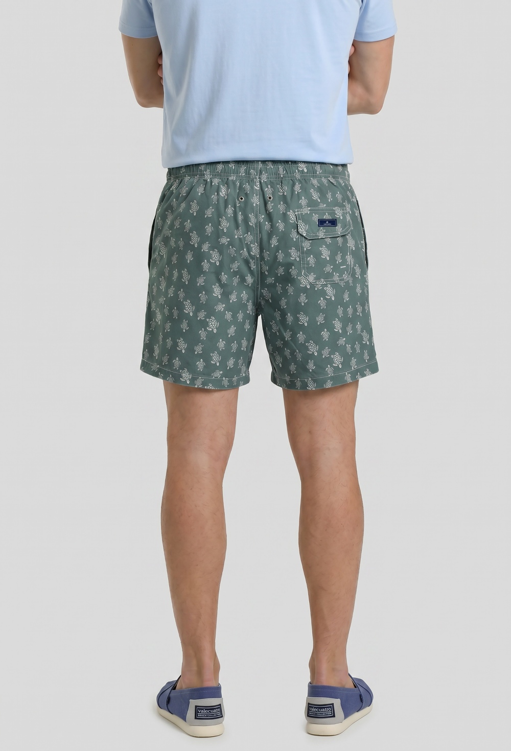 Valecuatro - Bañador estampado fantasía verde