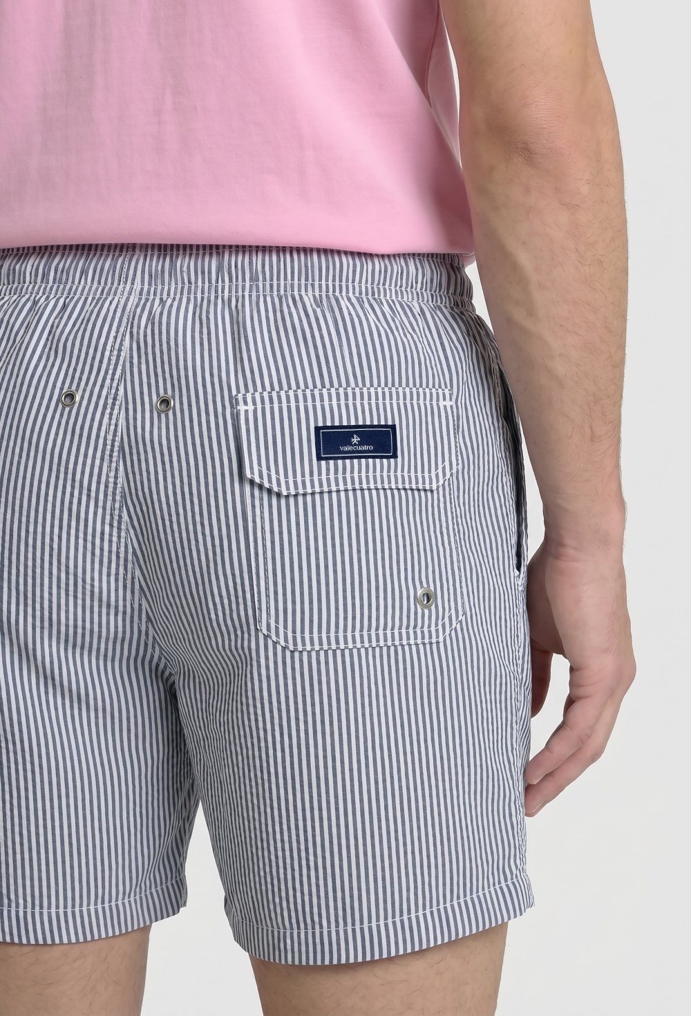 Bañador estampado a rayas azul marino - 52.9