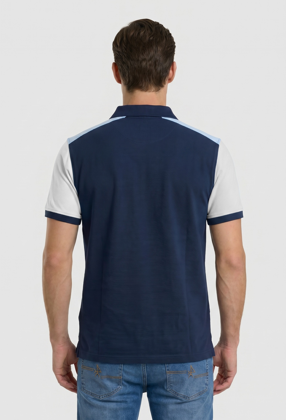 Polo Valecuatro tricolor azul marino - Valecuatro
