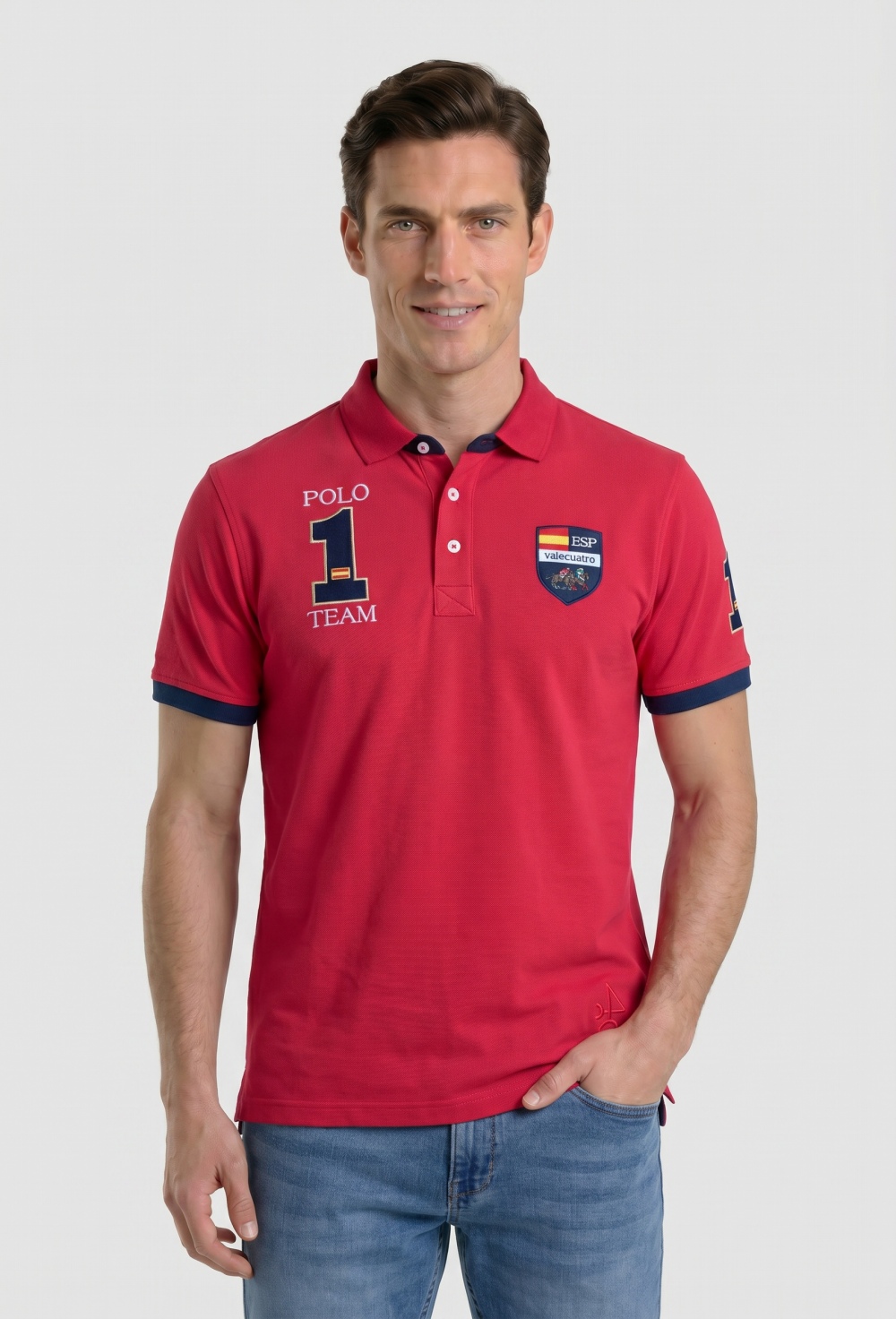 polos - Polos escudos España rojo P25H-6179-RJ